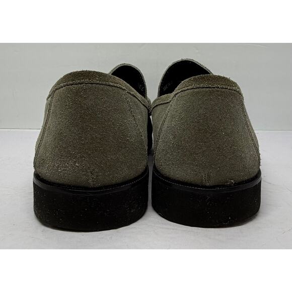 Florsheim Tuscany Bit Gray Suede Slip On Loafers Mens 8.5 EEE Triple Wide in Box - Picture 6 of 8